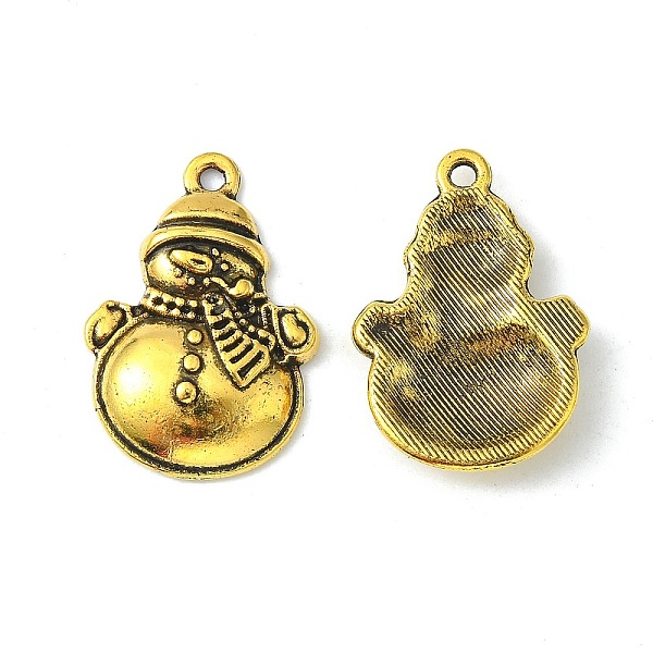 PandaHall Tibetan Style Alloy Pendants, Cadmium Free & Nickel Free & Lead Free, Christmas, Snowman, Antique Golden, 25x17x4.5mm, Hole: 2mm...
PandaHall Tibetan Style Alloy Pendants, Cadmium Free & Nickel Free & Lead Free, Christmas, Snowman, Antique Golden, 25x17x4.5mm, Hole: 2mm...