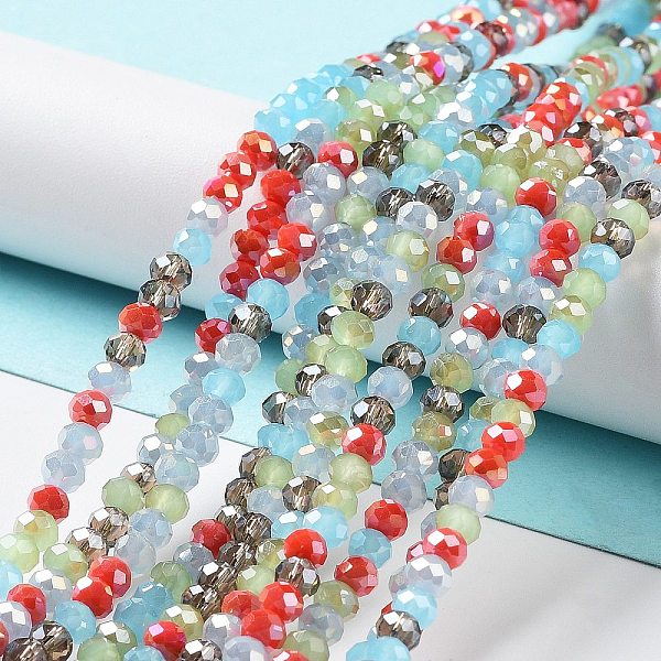 PandaHall Glass Beads Strands, Faceted, Rondelle, Light Steel Blue, 4x3mm, Hole: 0.4mm, about 123~127pcs/strand, 15.75~16.5 inch(40~42cm)...
PandaHall Glass Beads Strands, Faceted, Rondelle, Light Steel Blue, 4x3mm, Hole: 0.4mm, about 123~127pcs/strand, 15.75~16.5 inch(40~42cm)...