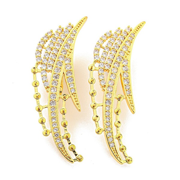 PandaHall Rack Plating Brass Pave Clear Cubic Zirconia Twister Clasps, Long-Lasting Plated, Cadmium Free & Lead Free, Real 18K Gold Plated...
PandaHall Rack Plating Brass Pave Clear Cubic Zirconia Twister Clasps, Long-Lasting Plated, Cadmium Free & Lead Free, Real 18K Gold Plated...