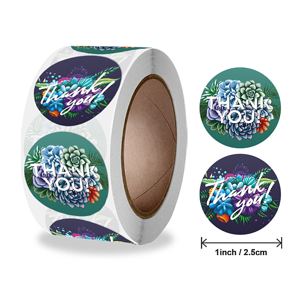 PandaHall 2 Styles Thank You Stickers Roll, Self-Adhesive Kraft Paper Gift Tag Stickers, Adhesive Labels, Flat Round, Colorful, 25mm, about...
PandaHall 2 Styles Thank You Stickers Roll, Self-Adhesive Kraft Paper Gift Tag Stickers, Adhesive Labels, Flat Round, Colorful, 25mm, about...
