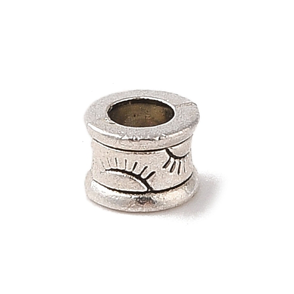 PandaHall Tibetan Style Alloy Beads, Cadmium Free & Lead Free, Column with Sun Pattern, Antique Silver, 6x4.5mm, Hole: 3mm Alloy Column
PandaHall Tibetan Style Alloy Beads, Cadmium Free & Lead Free, Column with Sun Pattern, Antique Silver, 6x4.5mm, Hole: 3mm Alloy Column