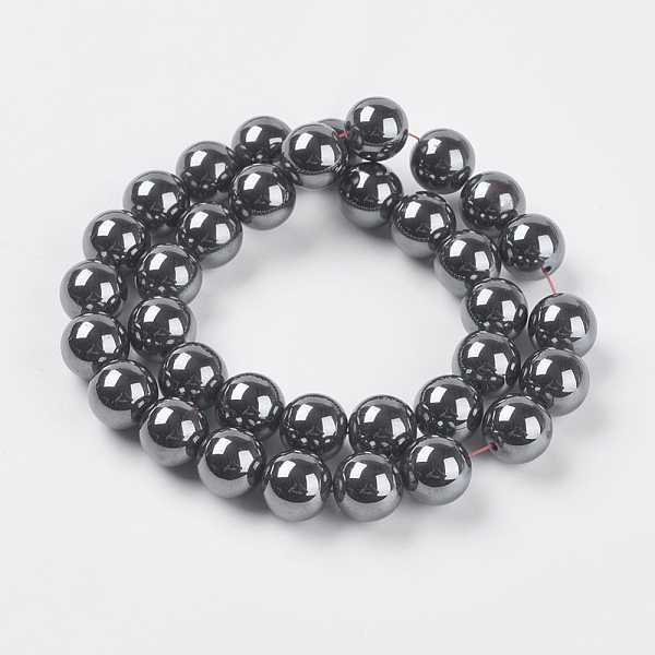 PandaHall Non-Magnetic Synthetic Hematite Beads, AA Grade Round Beads, Black, 12mm, Hole: 0.8mm, about 34pcs/strand Non-magnetic Hematite...
PandaHall Non-Magnetic Synthetic Hematite Beads, AA Grade Round Beads, Black, 12mm, Hole: 0.8mm, about 34pcs/strand Non-magnetic Hematite...