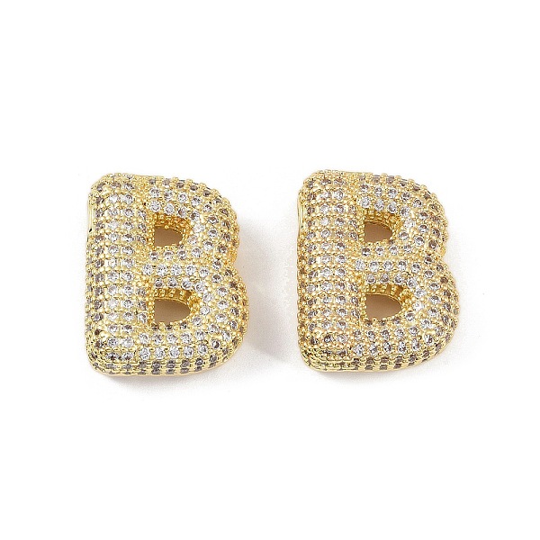 PandaHall Brass Micro Pave Clear Cubic Zirconia Pendants, Letter B, 24.5X23X7.5mm, hole: 4x2mm Brass+Cubic Zirconia Letter B Clear
PandaHall Brass Micro Pave Clear Cubic Zirconia Pendants, Letter B, 24.5X23X7.5mm, hole: 4x2mm Brass+Cubic Zirconia Letter B Clear