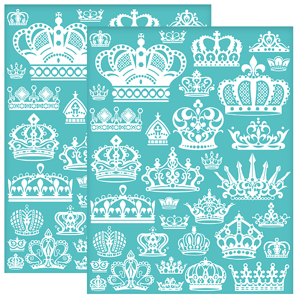 PandaHall OLYCRAFT 2Pcs 8.6x11 Inch Self-Adhesive Silk Screen Printing Stencil Crown Silk Screen Stencil Fantasy Theme Stencils Reusable...
PandaHall OLYCRAFT 2Pcs 8.6x11 Inch Self-Adhesive Silk Screen Printing Stencil Crown Silk Screen Stencil Fantasy Theme Stencils Reusable...