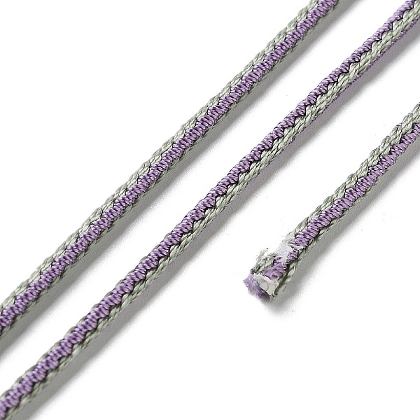PandaHall 14M Duotone Polyester Braided Cord, Round, Medium Purple, 2.5mm, about 15.31 Yards(14m)/Roll Polyester
PandaHall 14M Duotone Polyester Braided Cord, Round, Medium Purple, 2.5mm, about 15.31 Yards(14m)/Roll Polyester