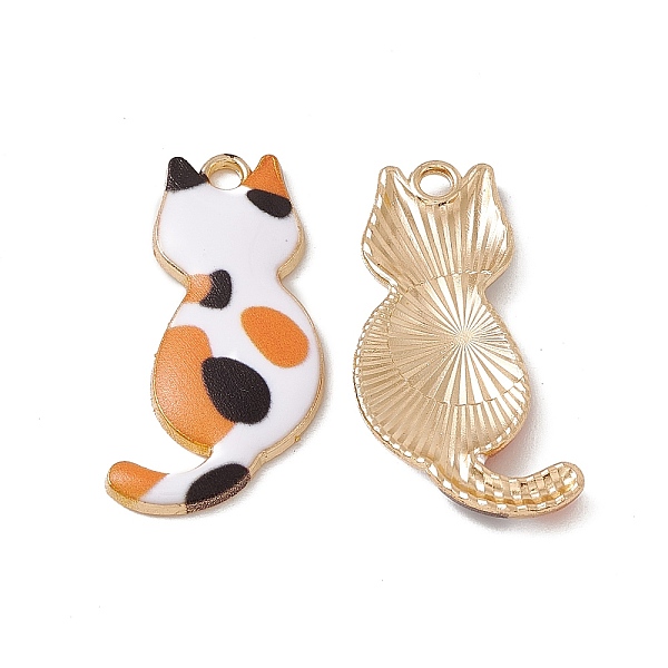 PandaHall Rack Plating Alloy Enamel Pendants, Light Gold, Cat Charm, White, 30x15x2mm, Hole: 2mm Alloy+Enamel Cat Shape White
PandaHall Rack Plating Alloy Enamel Pendants, Light Gold, Cat Charm, White, 30x15x2mm, Hole: 2mm Alloy+Enamel Cat Shape White