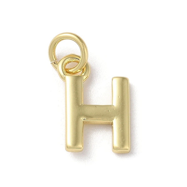 PandaHall Rack Plating Brass Pendants, Cadmium Free & Lead Free, Long-Lasting Plated, Real 18K Gold Plated, Letter H, 12x8x1.5mm, Hole...
PandaHall Rack Plating Brass Pendants, Cadmium Free & Lead Free, Long-Lasting Plated, Real 18K Gold Plated, Letter H, 12x8x1.5mm, Hole...
