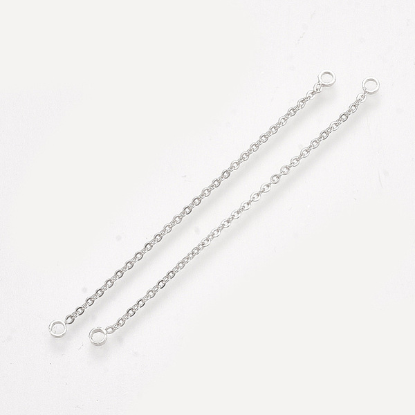 PandaHall Brass Chain Links connectors, Real Platinum Plated, 55x1x1mm, Hole: 1.6mm Brass Others
PandaHall Brass Chain Links connectors, Real Platinum Plated, 55x1x1mm, Hole: 1.6mm Brass Others