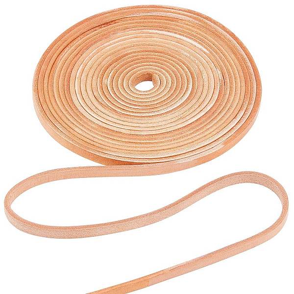 PandaHall Gorgecraft Flat Cowhide Leather Cord, for Jewelry Making, Peru, 6x3mm Cowhide Flat Brown
PandaHall Gorgecraft Flat Cowhide Leather Cord, for Jewelry Making, Peru, 6x3mm Cowhide Flat Brown