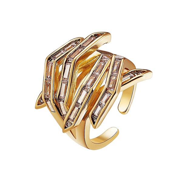 PandaHall Hug Hand Fingers Cubic Zirconia Cuff Ring, Real 18K Gold Plated Brass Open Ring for Women, Nickel Free, Clear, US Size 6(16.5mm)...
PandaHall Hug Hand Fingers Cubic Zirconia Cuff Ring, Real 18K Gold Plated Brass Open Ring for Women, Nickel Free, Clear, US Size 6(16.5mm)...