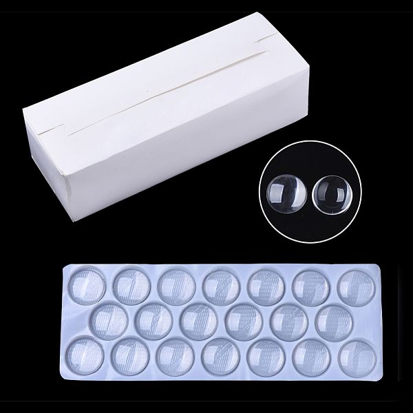 PandaHall Transparent Glass Cabochons, Half Round/Dome, Clear, 40x8mm, 220pcs/box Glass Half Round Clear
PandaHall Transparent Glass Cabochons, Half Round/Dome, Clear, 40x8mm, 220pcs/box Glass Half Round Clear