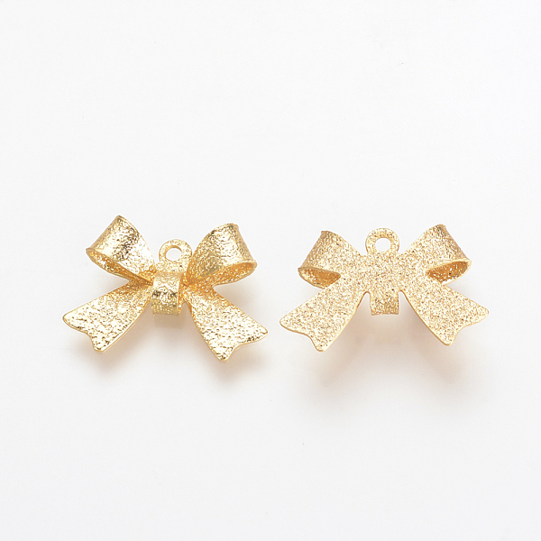 PandaHall Brass Charms, Nickel Free, Real 18K Gold Plated, Bowknot, 10.5x15x3.5mm, Hole: 1mm Brass Bowknot
PandaHall Brass Charms, Nickel Free, Real 18K Gold Plated, Bowknot, 10.5x15x3.5mm, Hole: 1mm Brass Bowknot