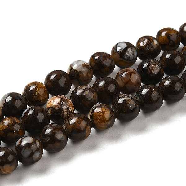 PandaHall Natural African Opal Beads Strands, Round, 6~6.5mm, Hole: 1.2mm, about 60pcs/strand, 14.88''(37.8cm) African Opal Round
PandaHall Natural African Opal Beads Strands, Round, 6~6.5mm, Hole: 1.2mm, about 60pcs/strand, 14.88''(37.8cm) African Opal Round