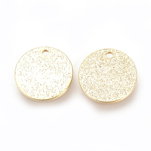 PandaHall Brass Charms, Nickel Free, Real 18K Gold Plated, Flat Round, Golden, 12x1mm, Hole: 1mm Brass Flat Round
PandaHall Brass Charms, Nickel Free, Real 18K Gold Plated, Flat Round, Golden, 12x1mm, Hole: 1mm Brass Flat Round