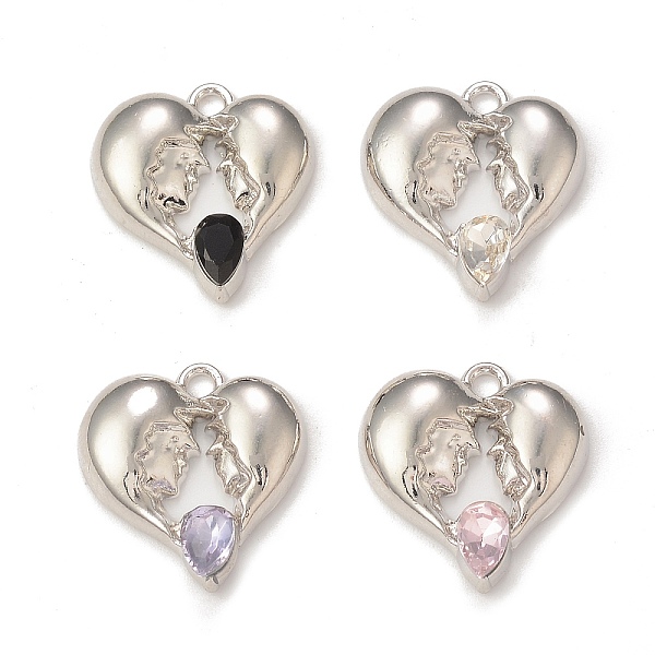 PandaHall Alloy Glass Pendants, Platinum, Heart Charms, Mixed Color, 19x18x4mm, Hole: 1.8mm Alloy+Glass Heart Multicolor
PandaHall Alloy Glass Pendants, Platinum, Heart Charms, Mixed Color, 19x18x4mm, Hole: 1.8mm Alloy+Glass Heart Multicolor