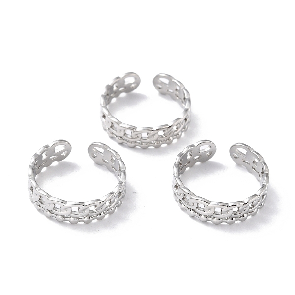 PandaHall 304 Stainless Steel Finger Rings, Cuff Rings, Long-Lasting Plated, Stainless Steel Color, US Size 7 1/4(17.5mm), 6mm 304 Stainless...
PandaHall 304 Stainless Steel Finger Rings, Cuff Rings, Long-Lasting Plated, Stainless Steel Color, US Size 7 1/4(17.5mm), 6mm 304 Stainless...