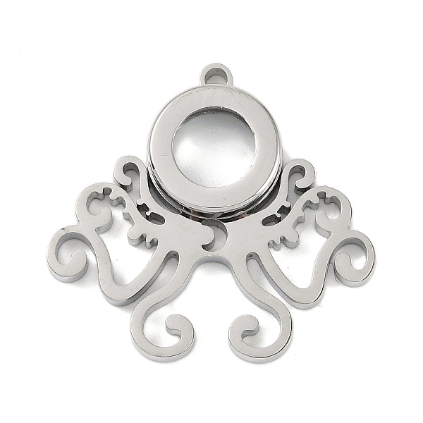 PandaHall 304 Stainless Stee Locket Pendants, with Glass, Octopus Charm, Stainless Steel Color, 33x35x6mm, Hole: 2.2mm 304 Stainless Steel...
PandaHall 304 Stainless Stee Locket Pendants, with Glass, Octopus Charm, Stainless Steel Color, 33x35x6mm, Hole: 2.2mm 304 Stainless Steel...
