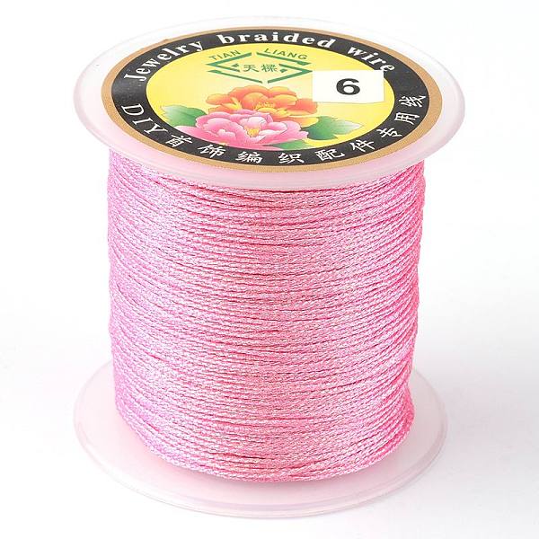 PandaHall Round Metallic Thread, Embroidery Thread, 6-Ply, Hot Pink, 0.6mm, about 87.48 yards(80m)/roll Fibre Pink
PandaHall Round Metallic Thread, Embroidery Thread, 6-Ply, Hot Pink, 0.6mm, about 87.48 yards(80m)/roll Fibre Pink
