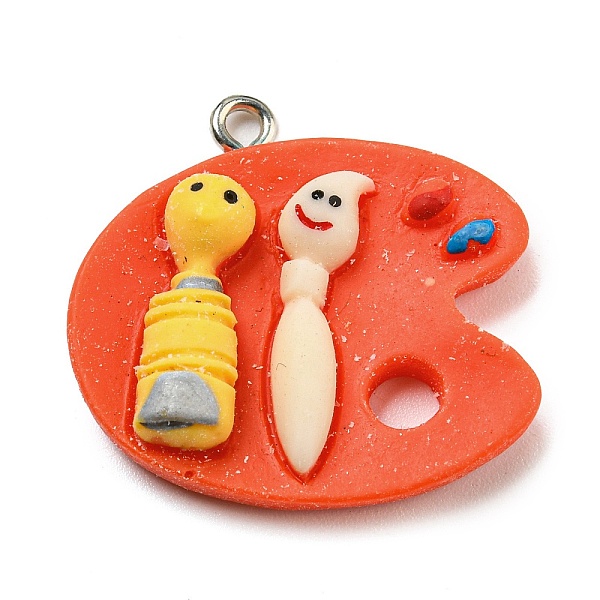 PandaHall Opaque Resin Pendants, Color Palette Charms with Platinum Plated Iron Loops, Tomato, 25.5x27x6mm, Hole: 1.5mm Resin Others Red
PandaHall Opaque Resin Pendants, Color Palette Charms with Platinum Plated Iron Loops, Tomato, 25.5x27x6mm, Hole: 1.5mm Resin Others Red