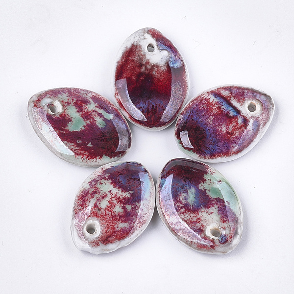 PandaHall Handmade Porcelain Pendants, Fancy Antique Glazed Porcelain, Eye, Brown, 25x18x5mm, Hole: 1.8mm Porcelain Eye Brown
PandaHall Handmade Porcelain Pendants, Fancy Antique Glazed Porcelain, Eye, Brown, 25x18x5mm, Hole: 1.8mm Porcelain Eye Brown