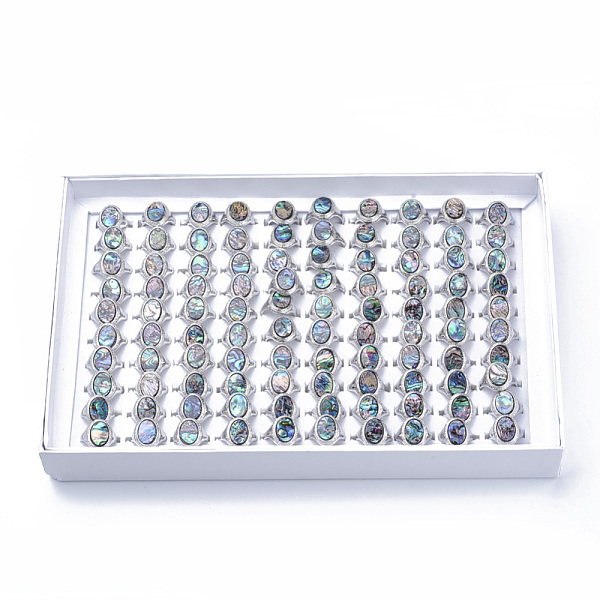 PandaHall Acrylic Finger Rings, with Alloy Findings, Abalone Shell/Paua Shell Pattern, Mixed Size, Oval, Antique Silver, Size 6~10(16~20mm)..., Cyan
PandaHall Acrylic Finger Rings, with Alloy Findings, Abalone Shell/Paua Shell Pattern, Mixed Size, Oval, Antique Silver, Size 6~10(16~20mm)..., Cyan