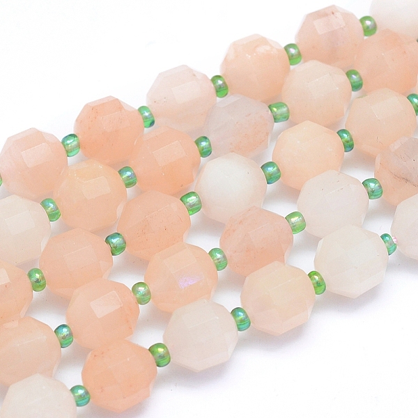 PandaHall Natural Pink Aventurine Beads Strands, Faceted, Round, 10x9x9mm, Hole: 1mm, about 31pcs/strand, 14.96 inch(38cm) Pink Aventurine...
PandaHall Natural Pink Aventurine Beads Strands, Faceted, Round, 10x9x9mm, Hole: 1mm, about 31pcs/strand, 14.96 inch(38cm) Pink Aventurine...