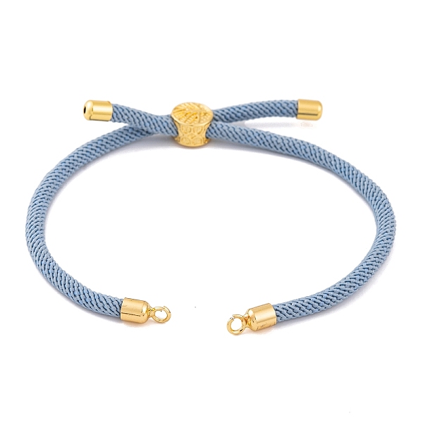 PandaHall Nylon Cords Bracelet Makings Fit for Connector Charms, with Golden Brass Tree Slider Beads, Long-Lasting Plated, Light Sky Blue...
PandaHall Nylon Cords Bracelet Makings Fit for Connector Charms, with Golden Brass Tree Slider Beads, Long-Lasting Plated, Light Sky Blue...