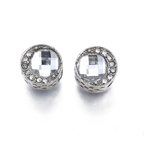 PandaHall Rack Plating Alloy European Beads, with Resin and Crystal Rhinestone, Large Hole Beads, Cadmium Free & Lead Free, Column with Star..., Clear
PandaHall Rack Plating Alloy European Beads, with Resin and Crystal Rhinestone, Large Hole Beads, Cadmium Free & Lead Free, Column with Star..., Clear