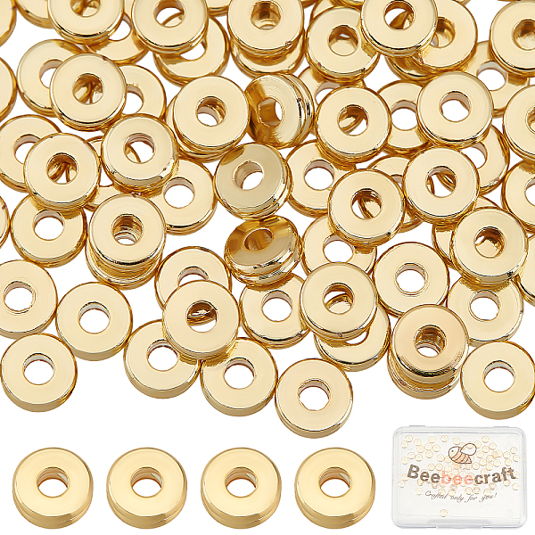 PandaHall Beebeecraft 100Pcs/Box 6mm Flat Round Spacer Beads 24K Gold Plated Donut Spacer Beads Flat Round Disc Loose Jewelry Making Beads...
PandaHall Beebeecraft 100Pcs/Box 6mm Flat Round Spacer Beads 24K Gold Plated Donut Spacer Beads Flat Round Disc Loose Jewelry Making Beads...
