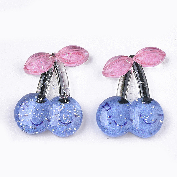 PandaHall Resin Cabochons, with Glitter Powder, Cherry, Medium Slate Blue, 32x23x6mm Resin Fruit Purple
PandaHall Resin Cabochons, with Glitter Powder, Cherry, Medium Slate Blue, 32x23x6mm Resin Fruit Purple