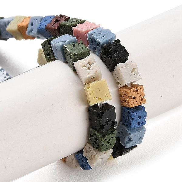 PandaHall Synthetic Lava Rock Dyed Beads Strands, Cube, Mixed Color, 4~5x4~4.5x4~4.5mm, Hole: 1mm, about 82pcs/strand, 15.08''(38.3cm) Lava..., Multicolor
PandaHall Synthetic Lava Rock Dyed Beads Strands, Cube, Mixed Color, 4~5x4~4.5x4~4.5mm, Hole: 1mm, about 82pcs/strand, 15.08''(38.3cm) Lava..., Multicolor