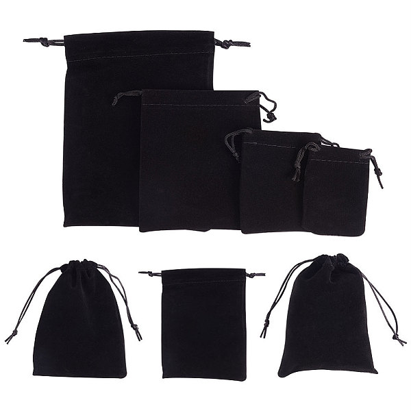 PandaHall Rectangle Velvet Pouches, Drawable Pouches, Gift Bags, Black, 7x5cm Velvet Black
PandaHall Rectangle Velvet Pouches, Drawable Pouches, Gift Bags, Black, 7x5cm Velvet Black