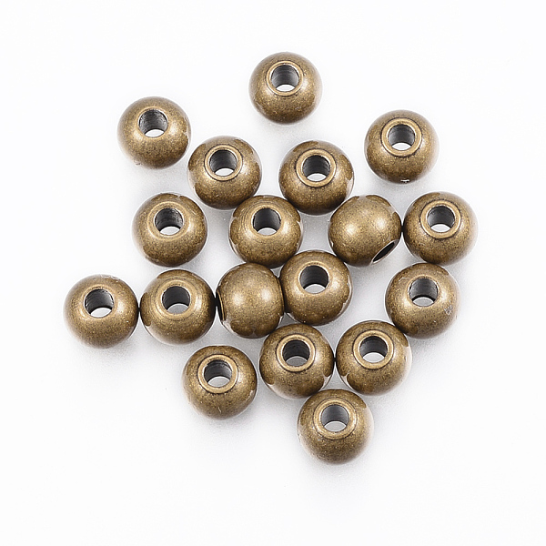 PandaHall 304 Stainless Steel Beads, Round, Antique Bronze, 3x2.5mm, Hole: 1.1mm 304 Stainless Steel Round
PandaHall 304 Stainless Steel Beads, Round, Antique Bronze, 3x2.5mm, Hole: 1.1mm 304 Stainless Steel Round