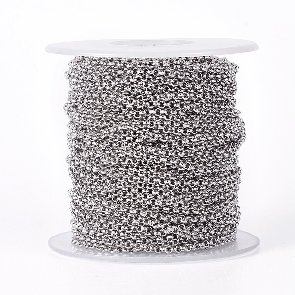 PandaHall 304 Stainless Steel Rolo Chains, Unwelded, with Spool, Stainless Steel Color, 2x0.8mm, about 65.61 Feet(20m)/roll 304 Stainless...
PandaHall 304 Stainless Steel Rolo Chains, Unwelded, with Spool, Stainless Steel Color, 2x0.8mm, about 65.61 Feet(20m)/roll 304 Stainless...