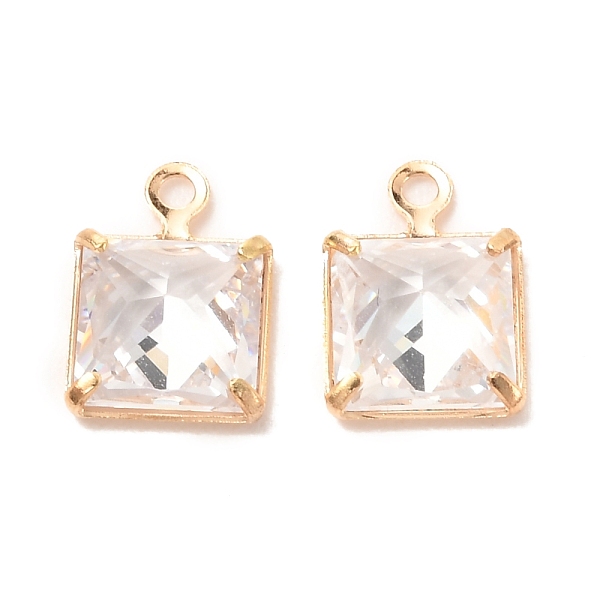 PandaHall Brass Cubic Zirconia Charms, Square, Clear, 9x6.5x3mm, Hole: 1mm Brass+Cubic Zirconia Square Clear
PandaHall Brass Cubic Zirconia Charms, Square, Clear, 9x6.5x3mm, Hole: 1mm Brass+Cubic Zirconia Square Clear