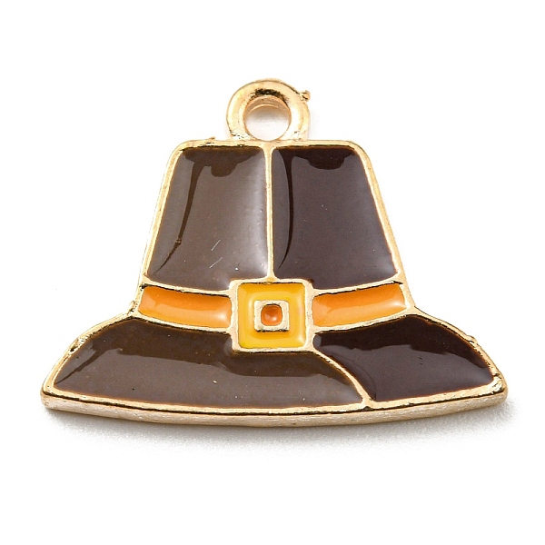 PandaHall Thanksgiving Day Alloy Enamel Pendants, Light Gold, Hat, 15.5x19.5x1.5mm, Hole: 1.8mm Alloy+Enamel Hat
PandaHall Thanksgiving Day Alloy Enamel Pendants, Light Gold, Hat, 15.5x19.5x1.5mm, Hole: 1.8mm Alloy+Enamel Hat