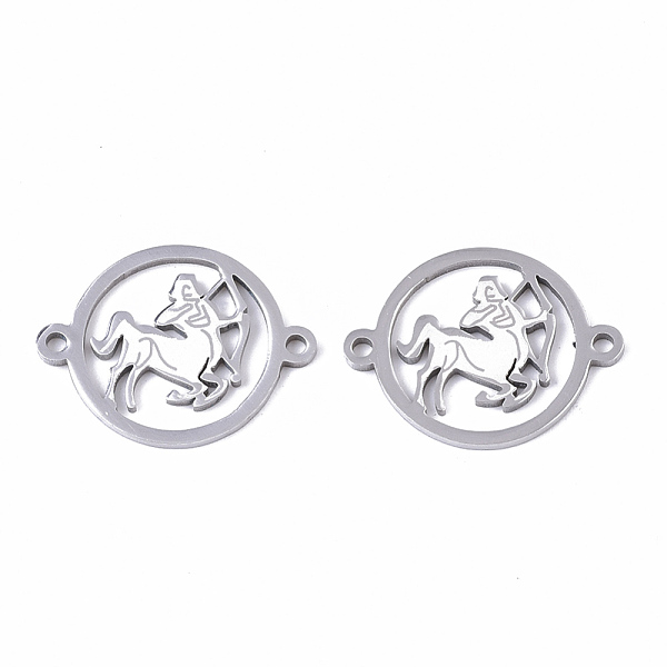 PandaHall 201 Stainless Steel Links connectors, Constellations, Flat Round, Stainless Steel Color, Sagittarius, 21x16x1mm, Hole: 1.4mm 201...
PandaHall 201 Stainless Steel Links connectors, Constellations, Flat Round, Stainless Steel Color, Sagittarius, 21x16x1mm, Hole: 1.4mm 201...