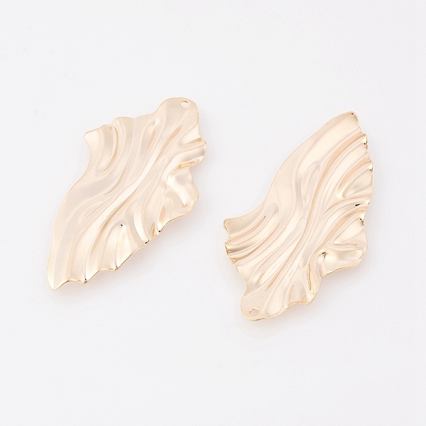PandaHall Brass Pendants, Wavy, Real 18K Gold Plated, 45x25x2mm, Hole: 1mm Brass Others
PandaHall Brass Pendants, Wavy, Real 18K Gold Plated, 45x25x2mm, Hole: 1mm Brass Others