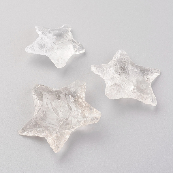 PandaHall Natural Quartz Crystal Home Display Decorations, Hammered Star, 25~50x25~50x5~18mm Quartz Crystal Star Clear
PandaHall Natural Quartz Crystal Home Display Decorations, Hammered Star, 25~50x25~50x5~18mm Quartz Crystal Star Clear