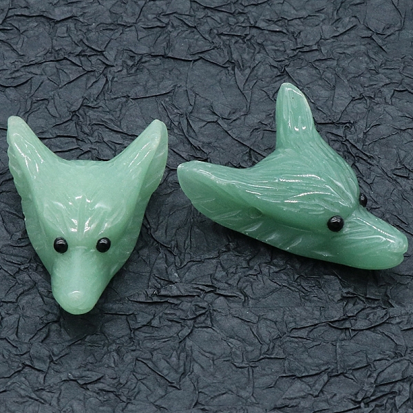 PandaHall Natural Green Aventurine Carved Healing Wolf Head Figurines, Reiki Energy Stone Display Decorations, 40x31mm Green Aventurine Wolf
PandaHall Natural Green Aventurine Carved Healing Wolf Head Figurines, Reiki Energy Stone Display Decorations, 40x31mm Green Aventurine Wolf