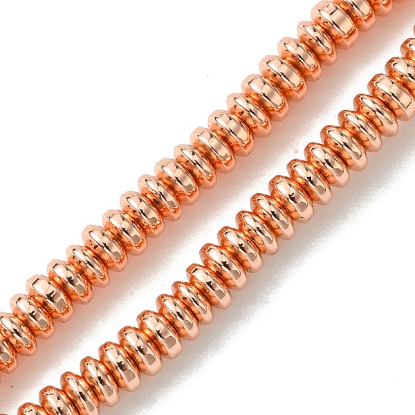 PandaHall Electroplated Synthetic Non-Magnetic Hematite Beads Strands, Disc, Heishi Beads, Rose Gold Plated, 3x1.5mm, Hole: 1mm, about...
PandaHall Electroplated Synthetic Non-Magnetic Hematite Beads Strands, Disc, Heishi Beads, Rose Gold Plated, 3x1.5mm, Hole: 1mm, about...