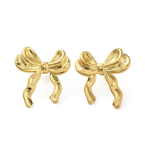 PandaHall Stainless Steel Earrings, Bowknot, Golden, 24x22mm 304 Stainless Steel Bowknot
PandaHall Stainless Steel Earrings, Bowknot, Golden, 24x22mm 304 Stainless Steel Bowknot