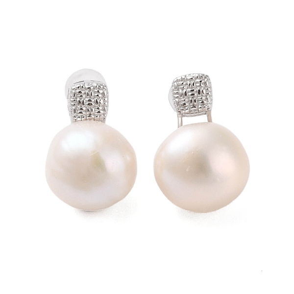 PandaHall 925 Sterling Silver Studs Earring, with Natural Pearl, Platinum, 17x12mm Pearl Others
PandaHall 925 Sterling Silver Studs Earring, with Natural Pearl, Platinum, 17x12mm Pearl Others