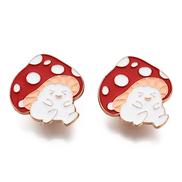 PandaHall Mushroom Shape Enamel Pin, Light Gold Plated Alloy Animal Badge for Backpack Clothes, Nickel Free & Lead Free, Red, 30x30mm, Pin...
PandaHall Mushroom Shape Enamel Pin, Light Gold Plated Alloy Animal Badge for Backpack Clothes, Nickel Free & Lead Free, Red, 30x30mm, Pin...