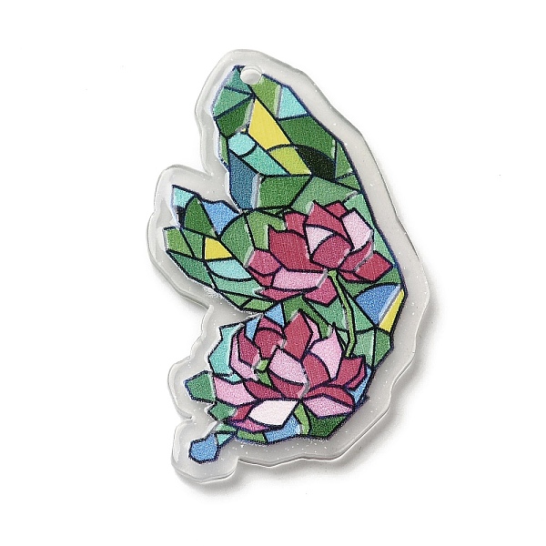 PandaHall Acrylic Pendants, 3D Printed, Butterfly, Pale Violet Red, 44.5x28x2.5mm, Hole: 1.8mm. Acrylic Butterfly
PandaHall Acrylic Pendants, 3D Printed, Butterfly, Pale Violet Red, 44.5x28x2.5mm, Hole: 1.8mm. Acrylic Butterfly