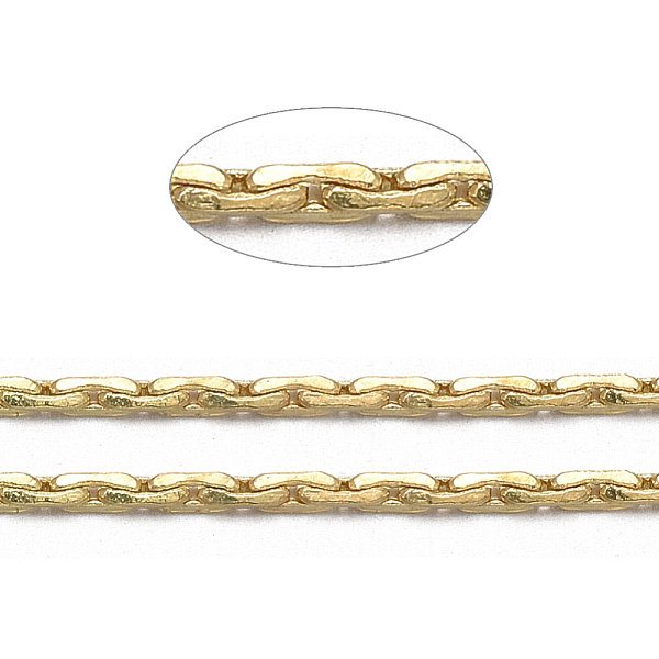 PandaHall Brass Cardano Chains, Unwelded, with Spool, Cadmium Free & Lead Free, Golden, 0.9x0.6mm, about 301.83 Feet(92m)/roll Brass
PandaHall Brass Cardano Chains, Unwelded, with Spool, Cadmium Free & Lead Free, Golden, 0.9x0.6mm, about 301.83 Feet(92m)/roll Brass