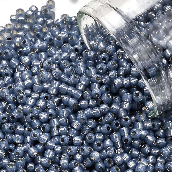 PandaHall TOHO Round Seed Beads, Japanese Seed Beads, (2102) Silver Lined Milky Montana Blue, 11/0, 2.2mm, Hole: 0.8mm, about 1103pcs/10g...
PandaHall TOHO Round Seed Beads, Japanese Seed Beads, (2102) Silver Lined Milky Montana Blue, 11/0, 2.2mm, Hole: 0.8mm, about 1103pcs/10g...