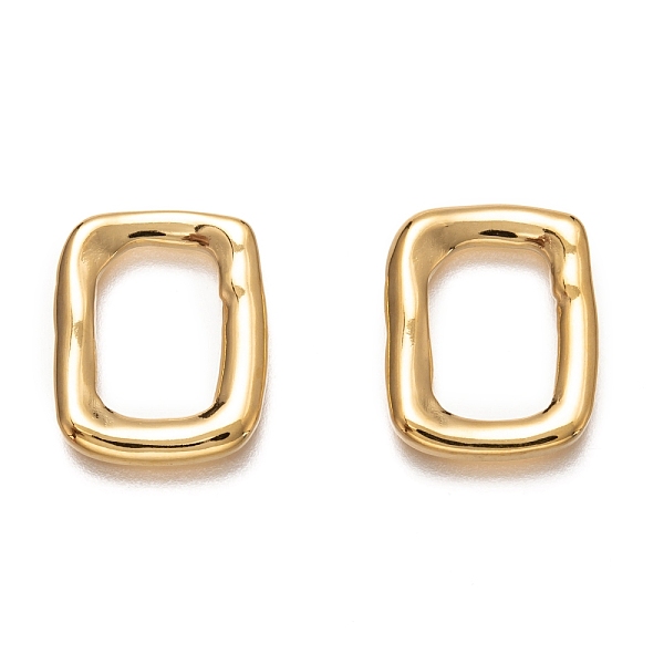 PandaHall 304 Stainless Steel Linking Rings, Rectangle, Golden, 20x16x2mm, Inner Diameter: 13.5x9mm 304 Stainless Steel Rectangle
PandaHall 304 Stainless Steel Linking Rings, Rectangle, Golden, 20x16x2mm, Inner Diameter: 13.5x9mm 304 Stainless Steel Rectangle