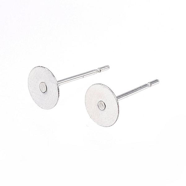 PandaHall 304 Stainless Steel Stud Earring Findings, Stainless Steel Color, 12x6mm, Pin: 0.8mm 304 Stainless Steel Others
PandaHall 304 Stainless Steel Stud Earring Findings, Stainless Steel Color, 12x6mm, Pin: 0.8mm 304 Stainless Steel Others