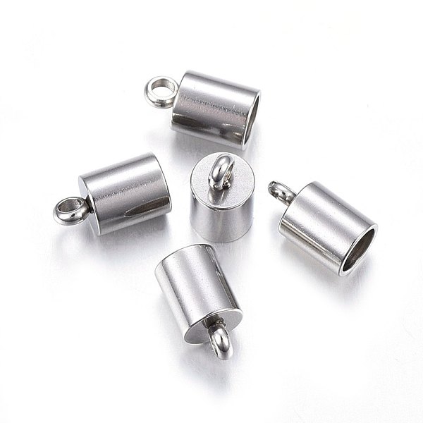PandaHall 201 Stainless Steel Cord Ends, End Caps, Column, Stainless Steel Color, 9x5mm, Hole: 1.5mm, Inner Diameter: 4mm 201 Stainless...
PandaHall 201 Stainless Steel Cord Ends, End Caps, Column, Stainless Steel Color, 9x5mm, Hole: 1.5mm, Inner Diameter: 4mm 201 Stainless...
